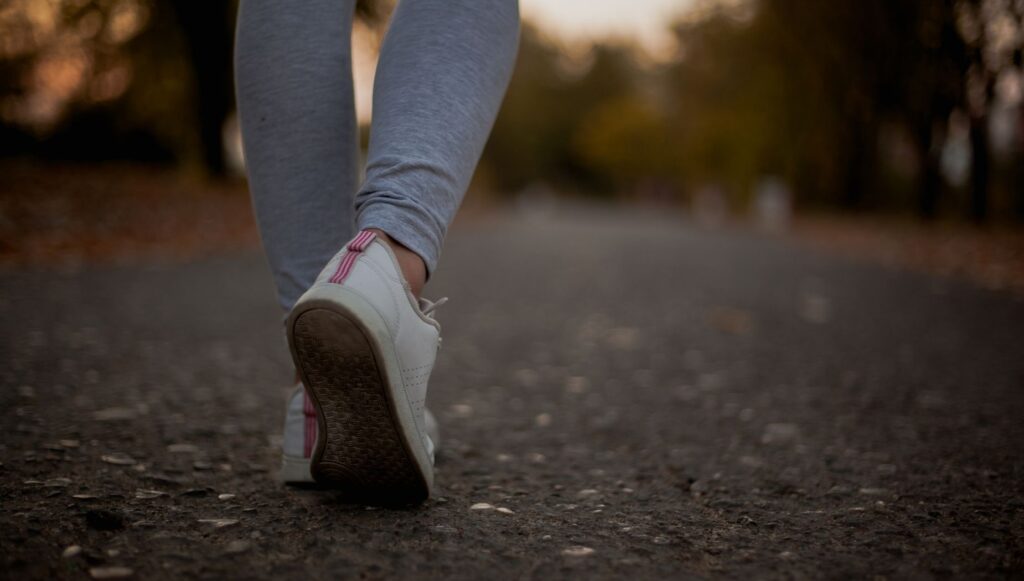 walking away